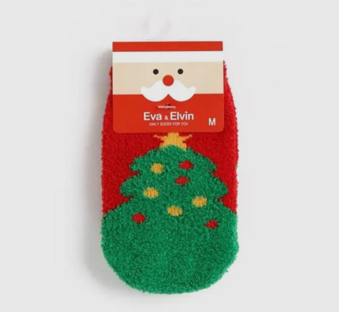 Christmas Anti-Slip Fuzzy Socks