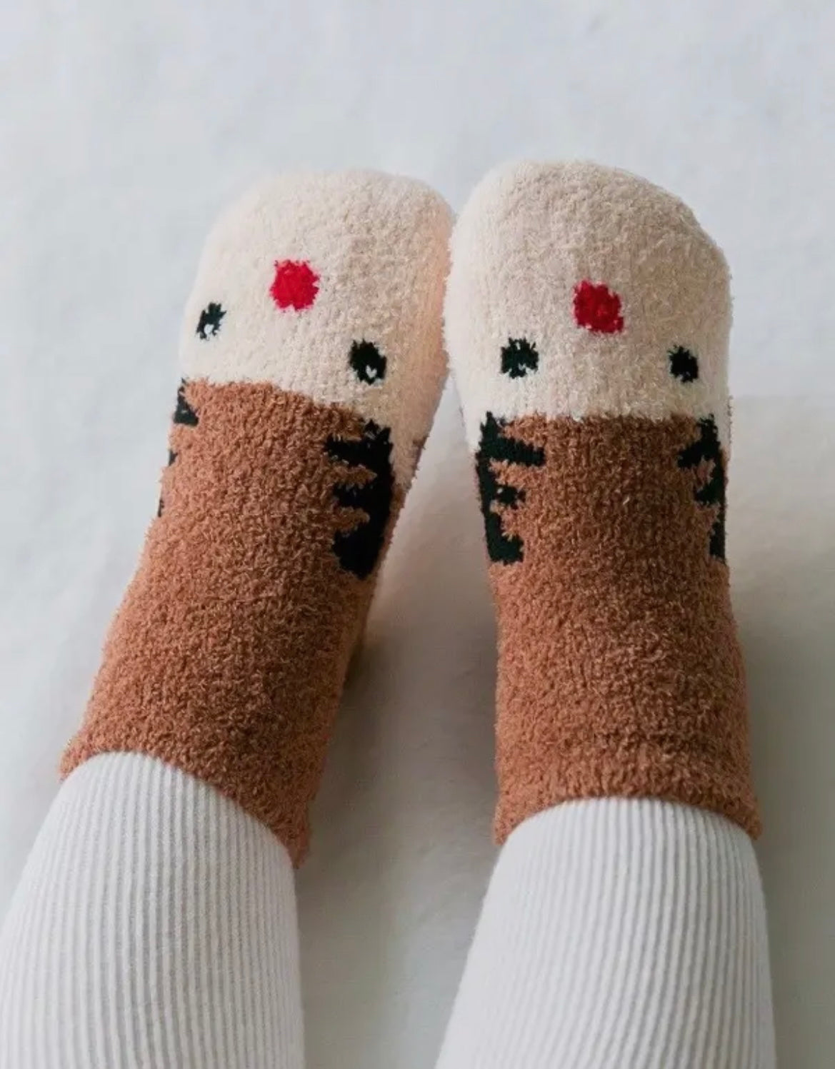 Christmas Anti-Slip Fuzzy Socks