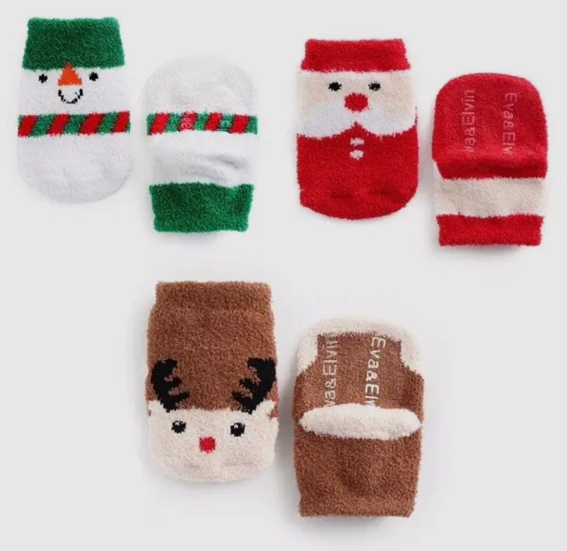 Christmas Anti-Slip Fuzzy Socks