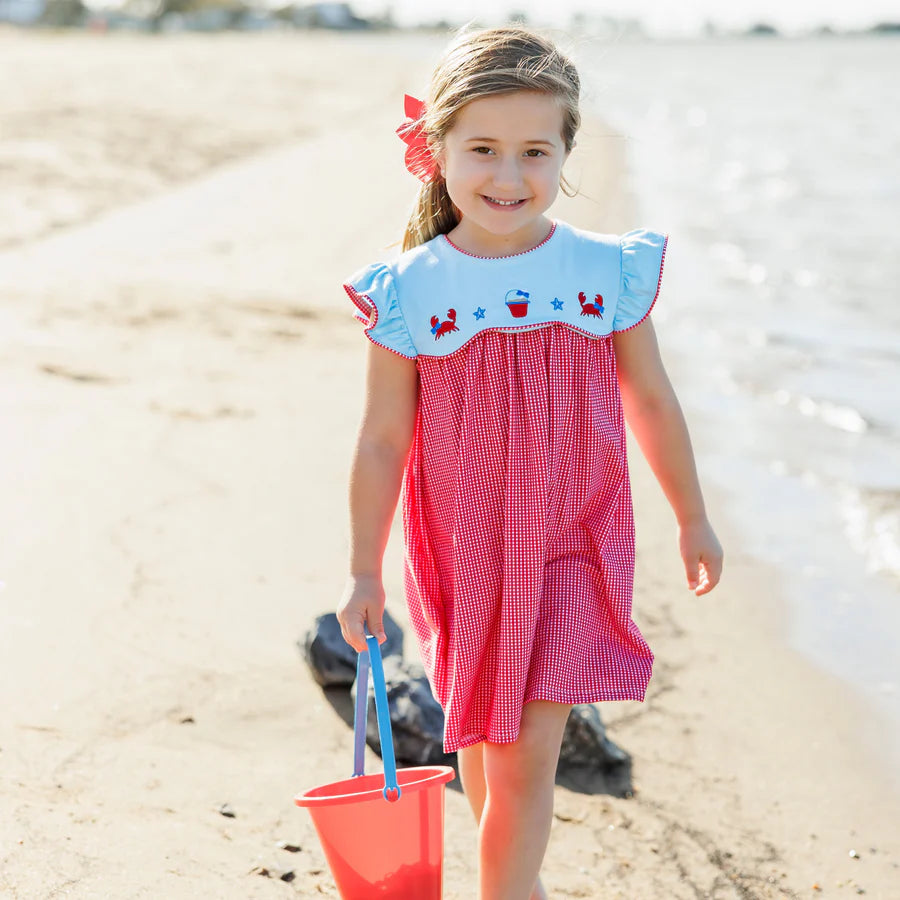 All American Summer Scallop Dress