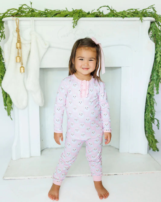 Jolly Santa Ruffle Pant Set